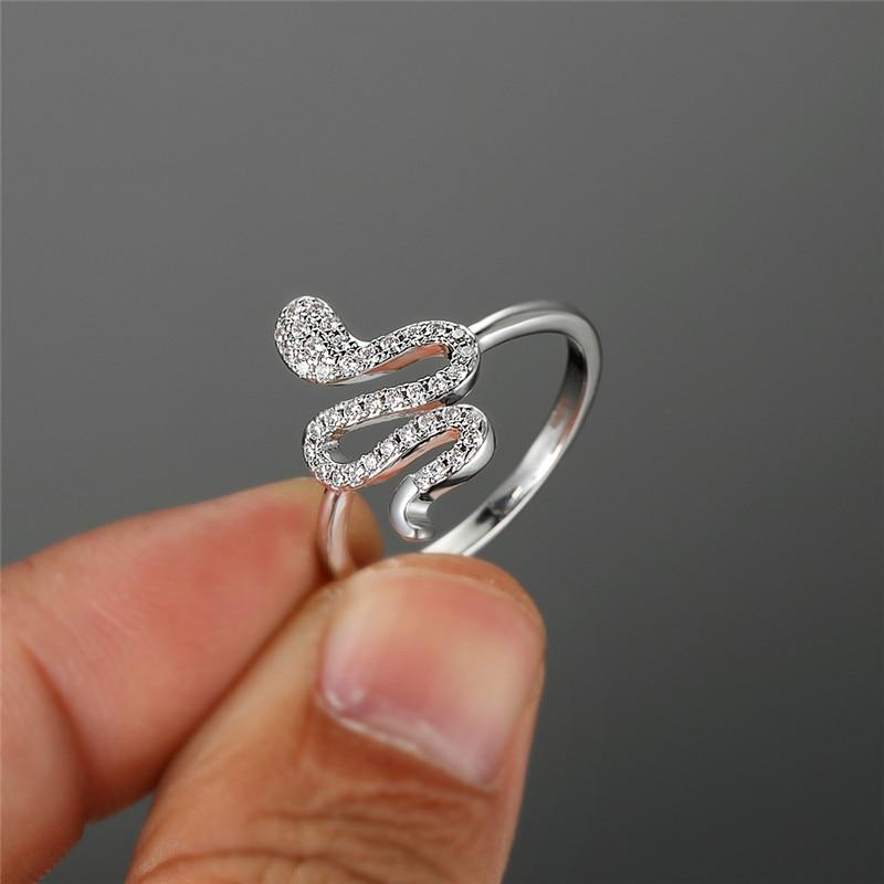 Bague Design Argent Massif 925 - Taille 54 (17.3 Mm) - Occasion Très Bon état