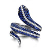 Bague Serpent Saphir