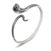 bracelet serpent argent