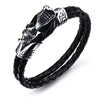 bracelet cuir serpent homme