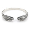 bracelet jonc argent serpent