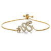 bracelet serpent zirconium
