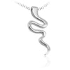 collier serpent en argent