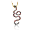 Collier Serpent Corail