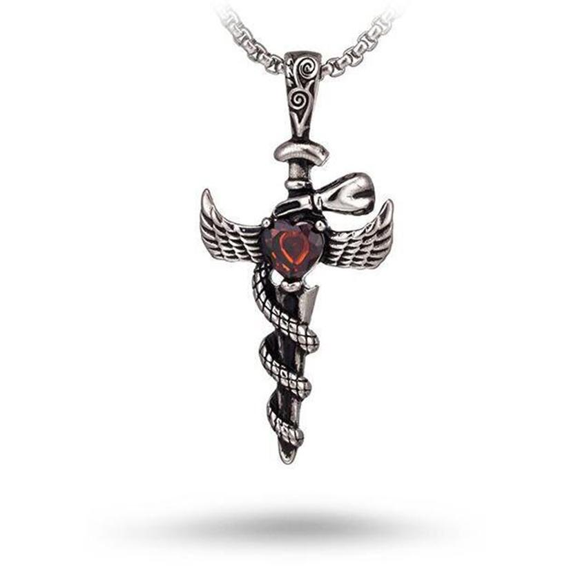 Collier Épée Esprit Serpent