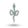 pendentif serpent femme