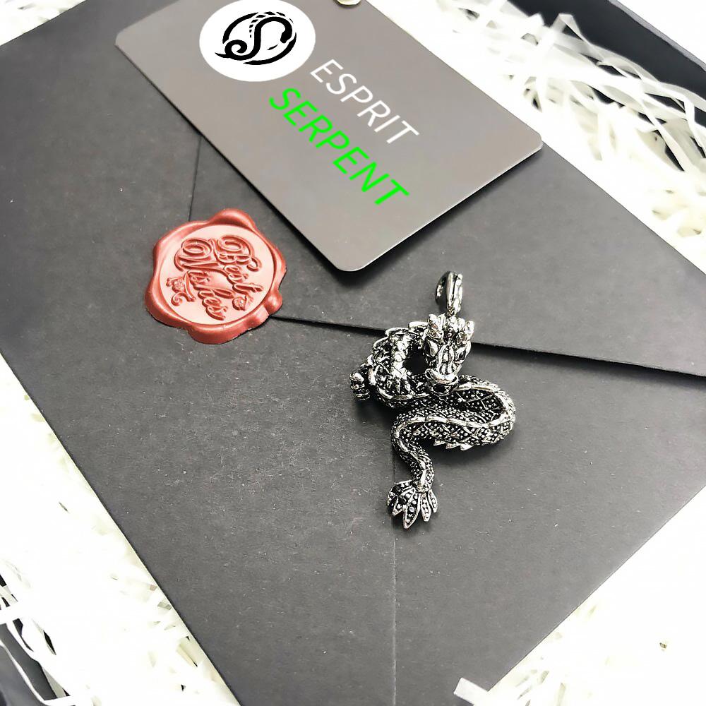 6 Pendentifs Dragons, Aigles, Serpent Sur Croix - Neufs Sans Emballage