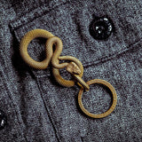 Porte Clé serpent Laiton