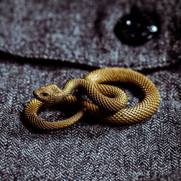Porte Clé Laiton serpent