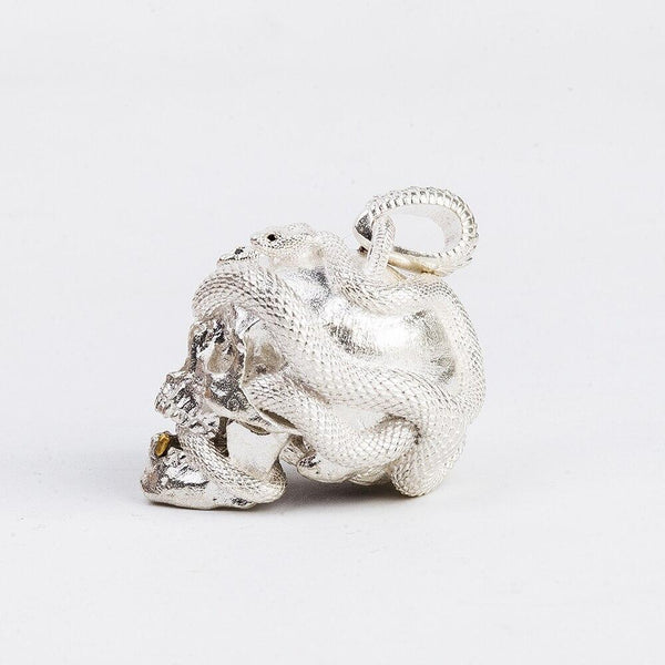 Porte Clef serpent Avec Tête De Mort