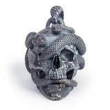 Porte Clé Tête De Mort Argent