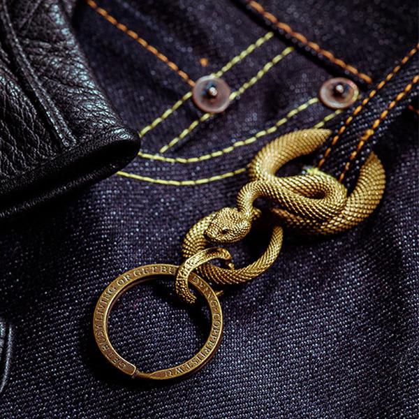 Porte Clé Laiton homme