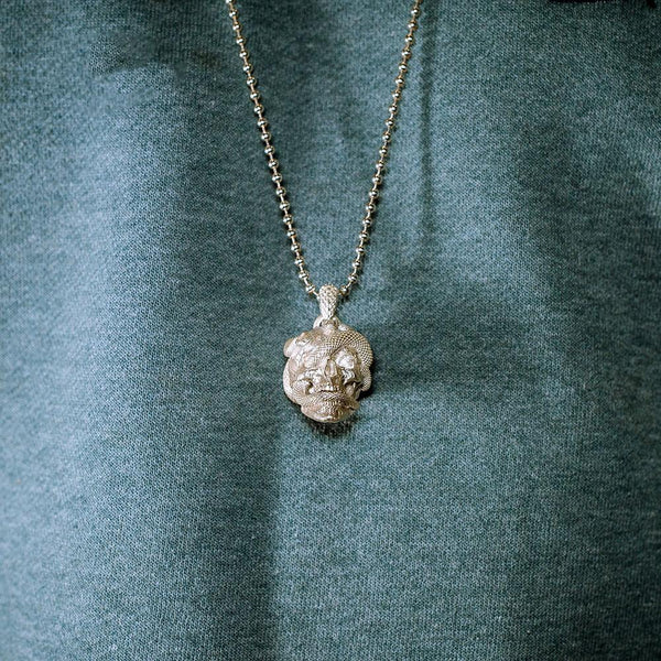 porte clé tête de mort argent sterling