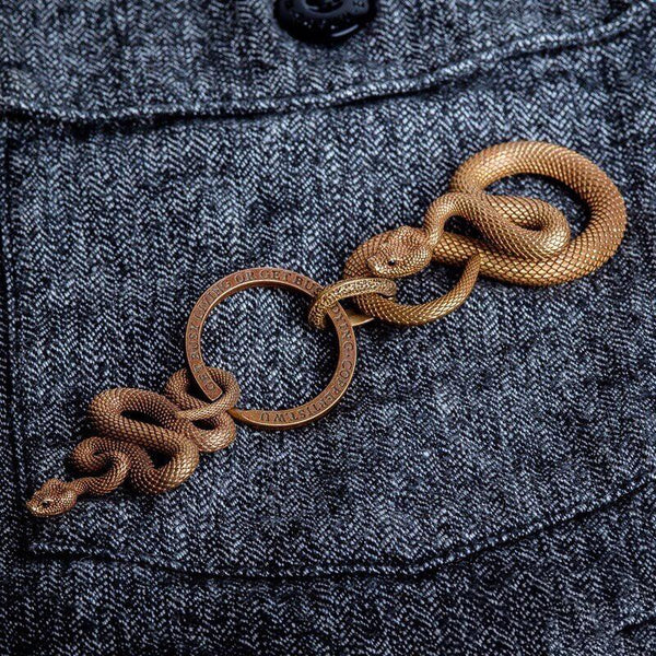 Porte Clé serpent coppertist wu