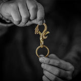 Porte Clé Dragon en laiton