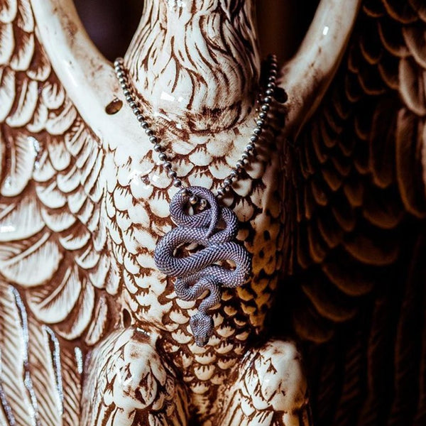 Porte-Clefs Serpent en Argent