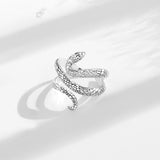 Bague Serpent <br> Enroulée (Argent)