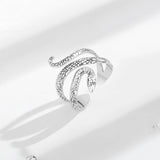 Bague Serpent <br> Enroulée (Argent)
