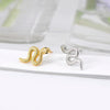 Boucles d'Oreilles Serpent <br> Crotale Sterling Silver (Argent)