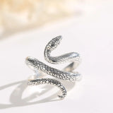Bague Serpent <br> Enroulée (Argent)