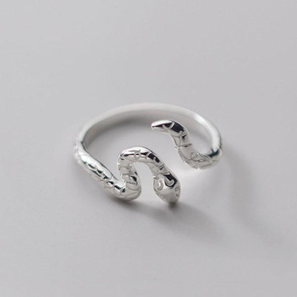 Serpent Bague En Argent sterling