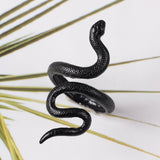 Serpent bague Anneau Noir