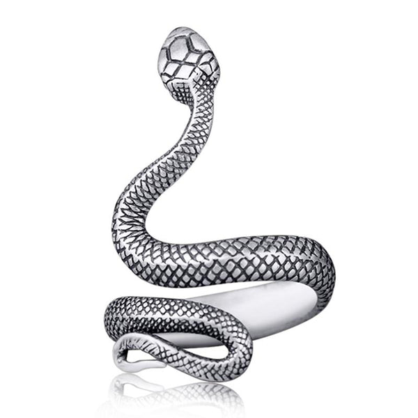 Bague Argent avec Serpent