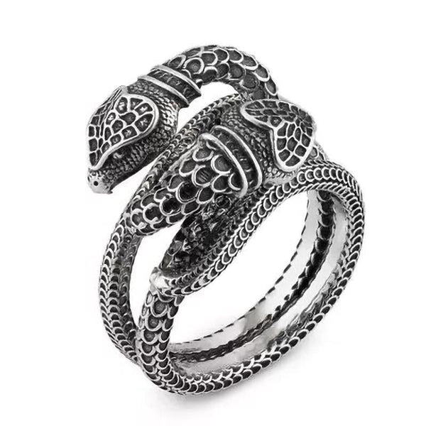 Anneau Serpent Sterling