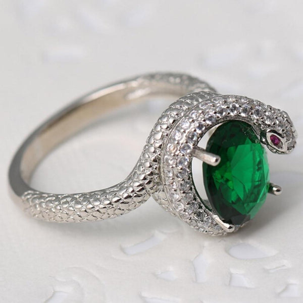 Bague Cristal Vert