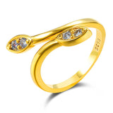 Bague Serpent Or Jaune 18 Carats