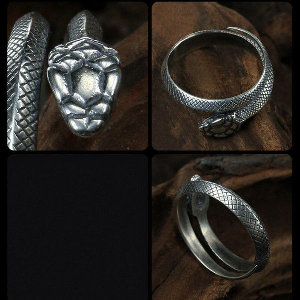 Bague Femme Argent 925 Serpent