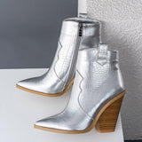 Bottines Argent