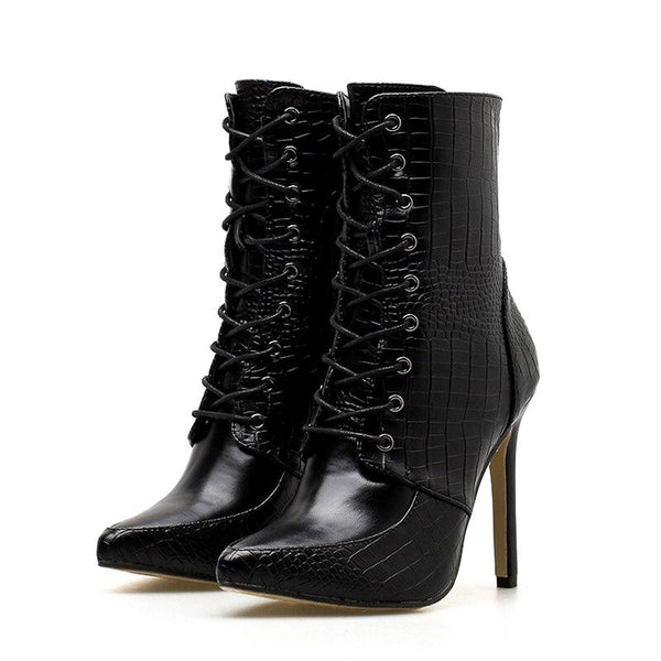 Bottines Ecailles Noires