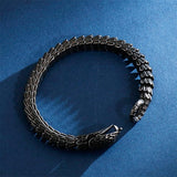 Bracelet Homme Acier Serpent
