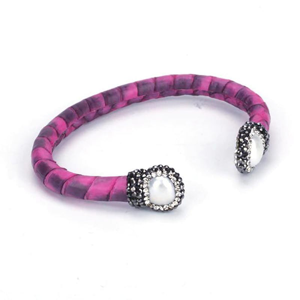 Bracelet Serpent <br> Nouvelle Peau (Cuir)