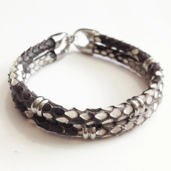 Bracelet cuir Python