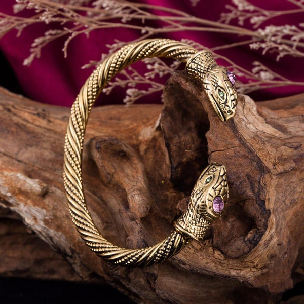 Bracelet Serpent <br> Regard Torsadé (Acier)