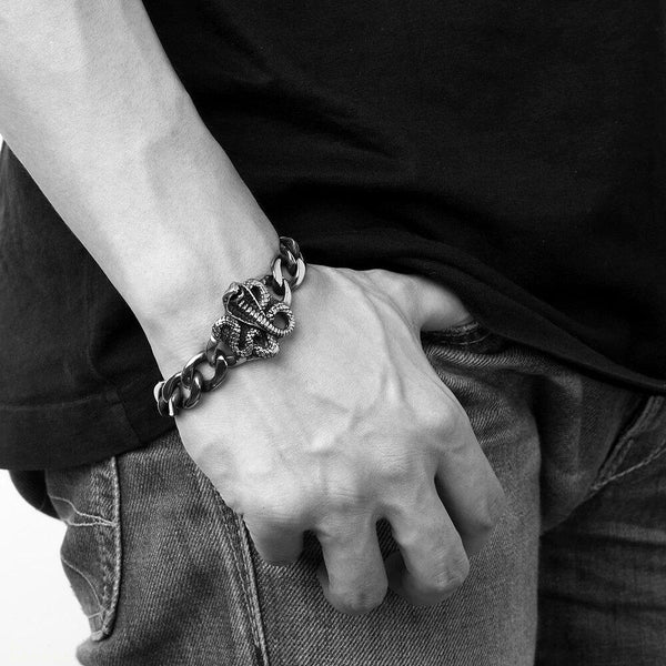 bracelet serpent pour homme