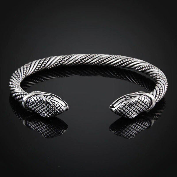 bracelet serpent deux têtes