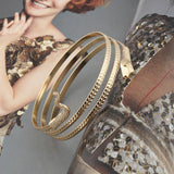 bracelet serpent femme bras
