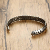 bracelet jonc serpent