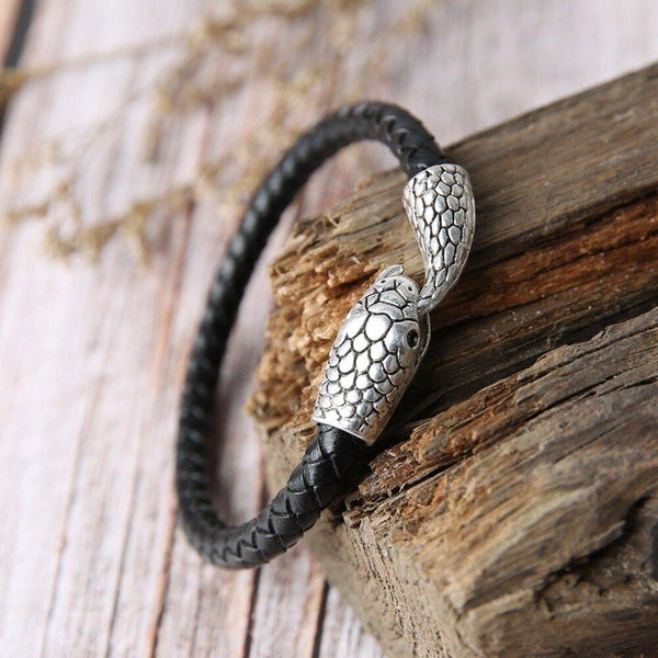 bracelet serpent qui se mange la queue
