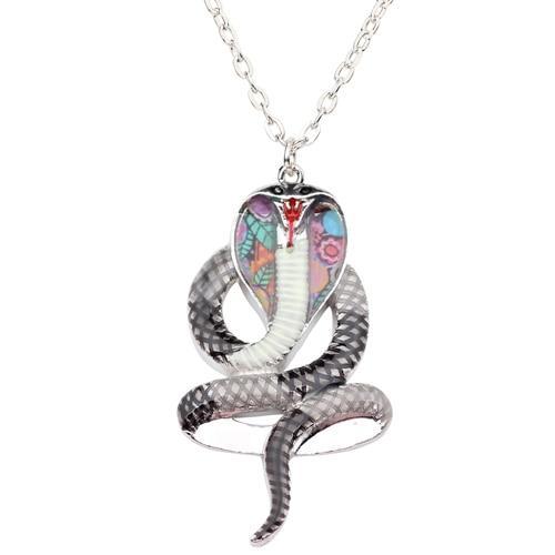 Collier Serpent coloré