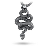 pendentif serpent argent