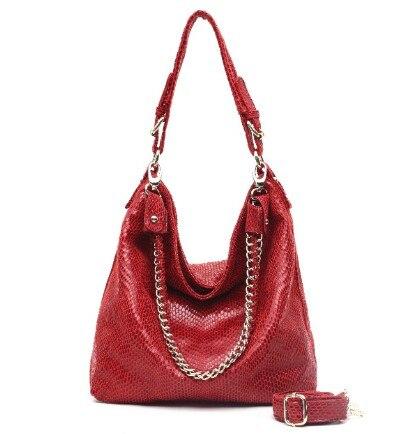 Sac Motif Serpent rouge