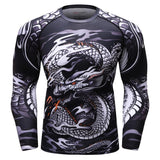 Tee-Shirt Compression Dragon Serpent