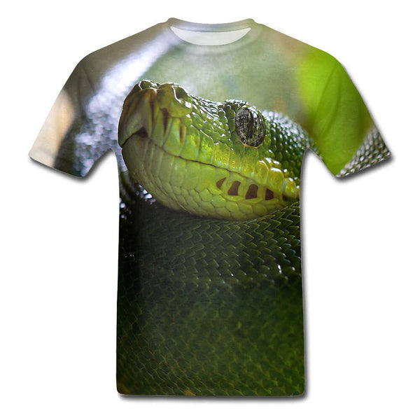 t shirt tete de serpent 3d
