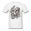 t-shirt avec tete de mort